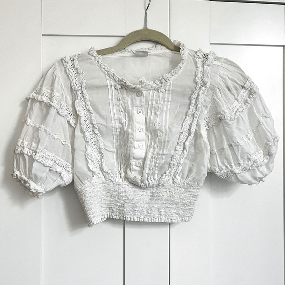 Aritzia Sunday Best Peace Blouse - Picture 3 of 4